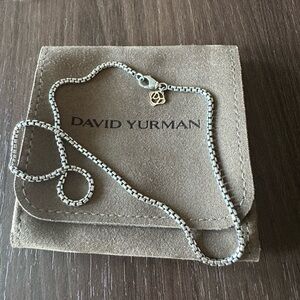 David yurman box chain woman’s necklace